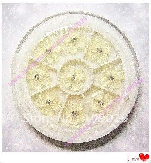 

Nail Art 3D Flower For Nail Decoration & Rhinestone