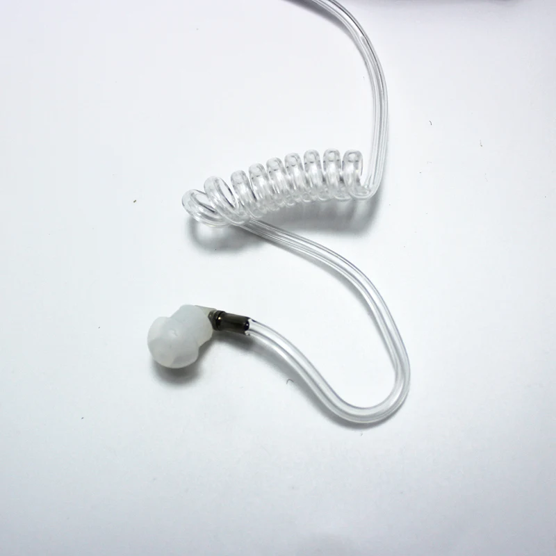 XQF Flexible Throat Mic jack 3.5mm Microphone Covert Acoustic Tube Earpiece Headset for Iphone android moblie phone | Мобильные