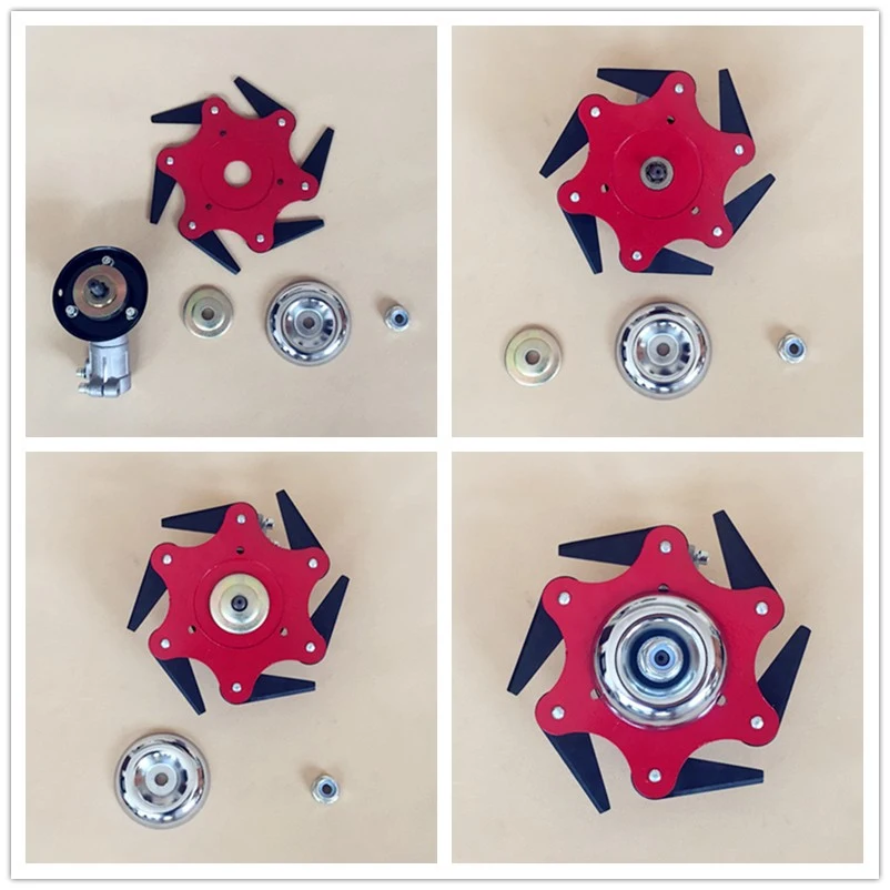 Новейший триммер с 6 зубцами лезвие для триммера металлические лезвия Головка 65Mn