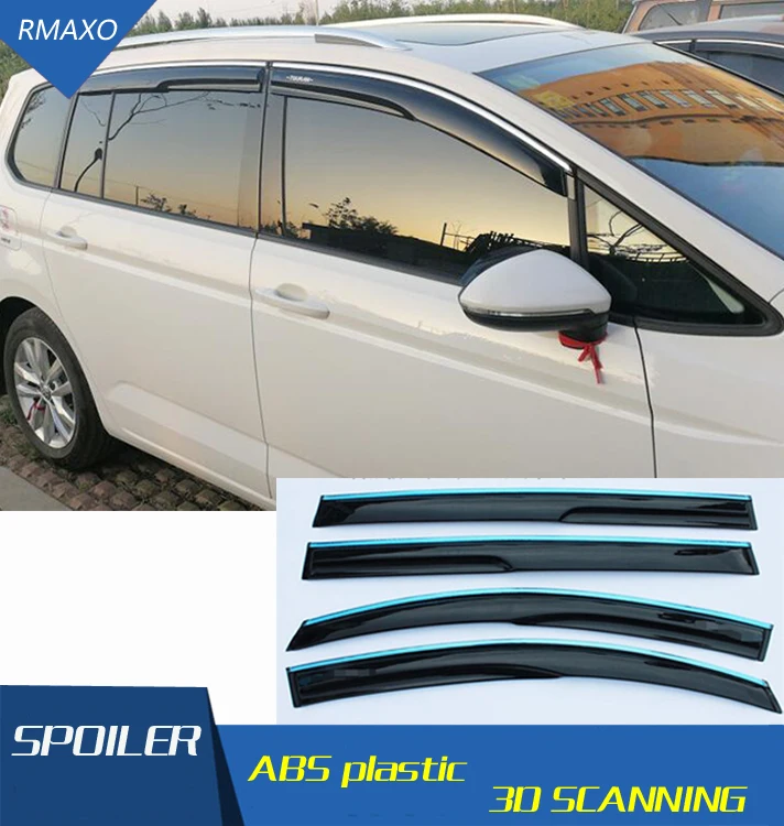 

Для touran L Пластиковый оконный козырек 2017-2019 touran L Vent Shades Защита от солнца и дождя для touran авто аксессуары 4 шт./компл.