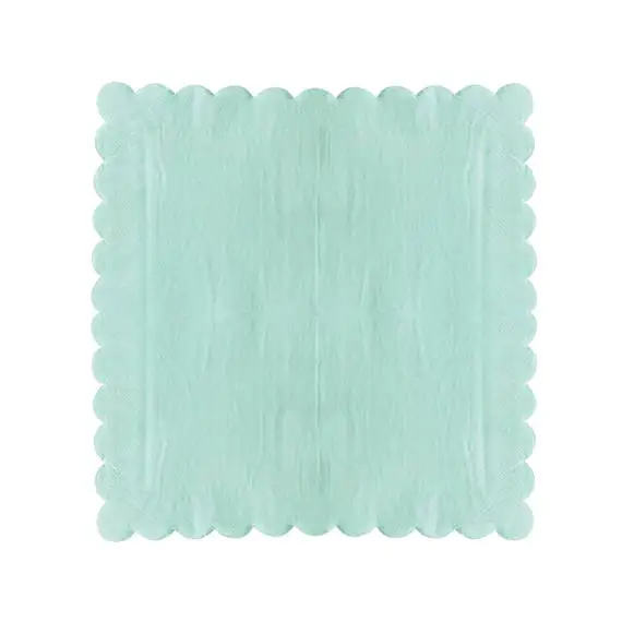 blue napkin 1 упаковка Европейский Дворцовый стиль розовый зеленый шевронная точка одноразовая посуда детский Декор для вечеринки в честь Дня рождения бумажная чашка пластина, нож и вилка - Цвет: blue napkin