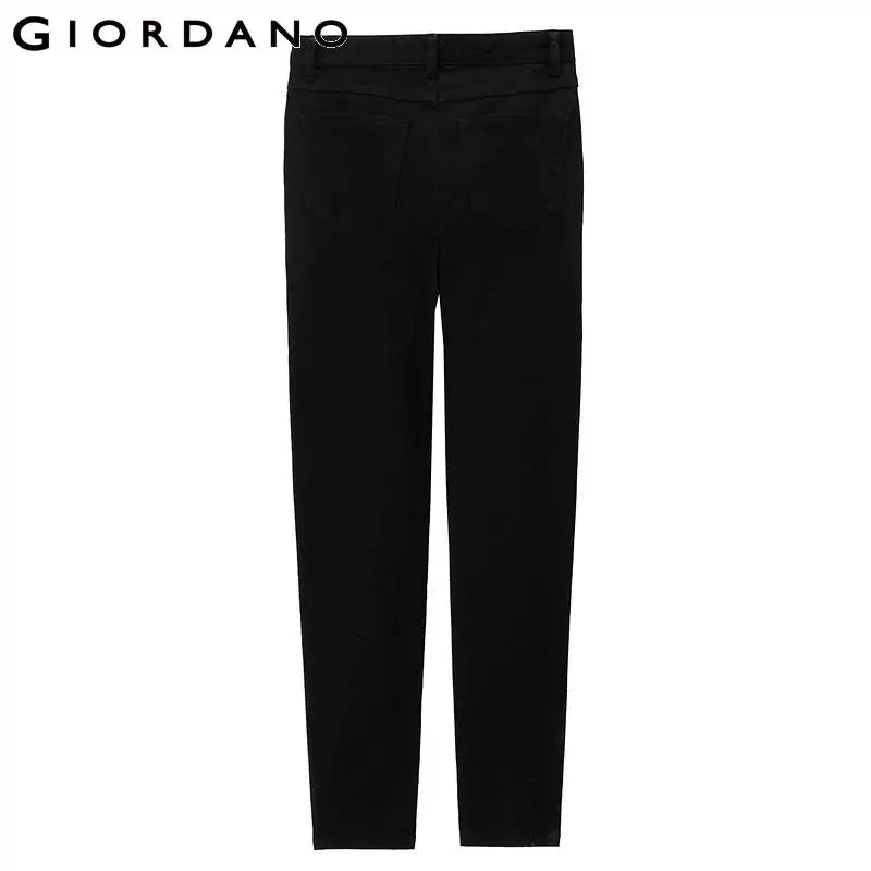 Giordano женские джинсовые джинсы с высокой посадкой эластичный деним для женщин