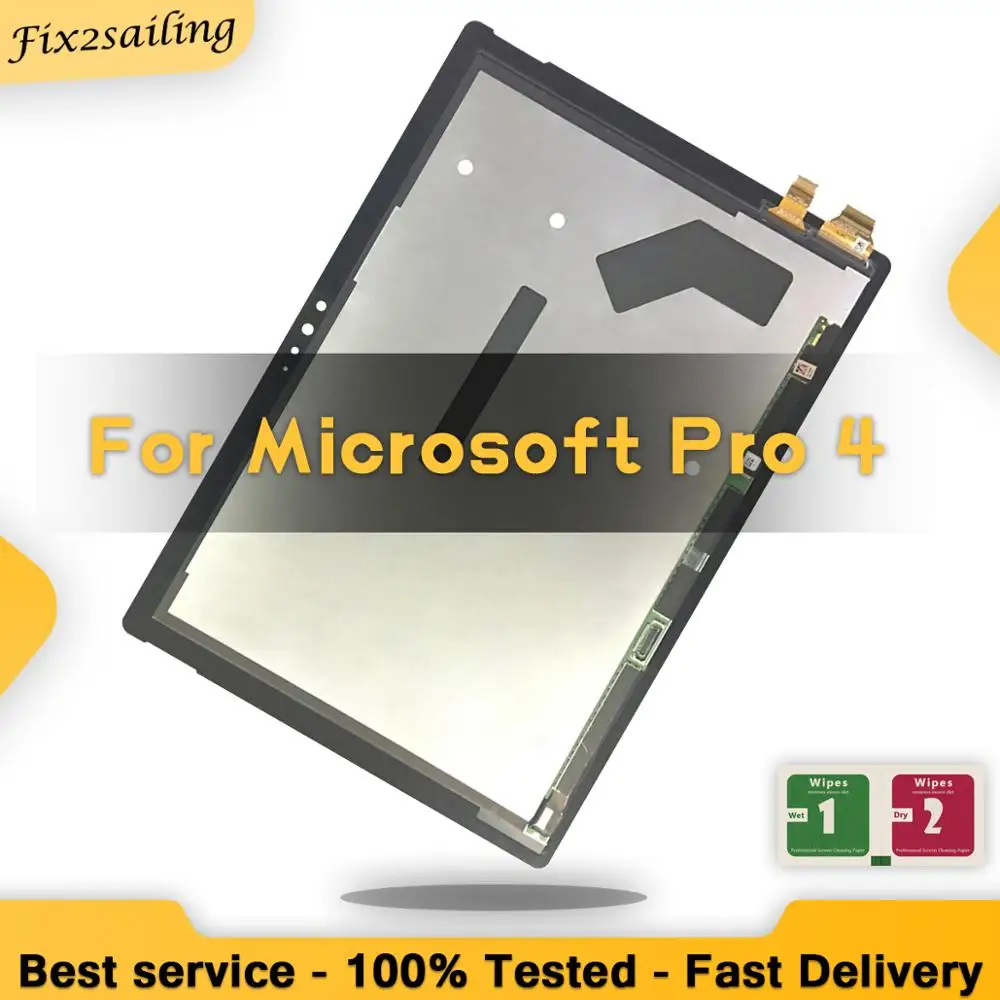 ЖК дисплей для Microsoft Surface Pro 4 1724 дигитайзер экрана сенсорная панель стекло в сборе