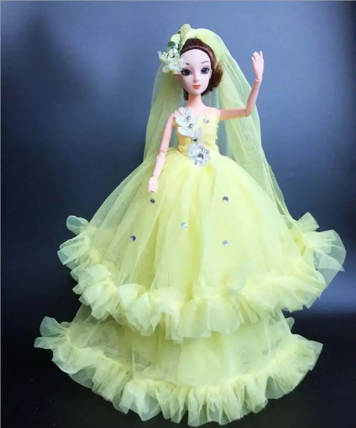40 cm handmade wedding doll 3D real eye princess boys and girls toys | Игрушки и хобби