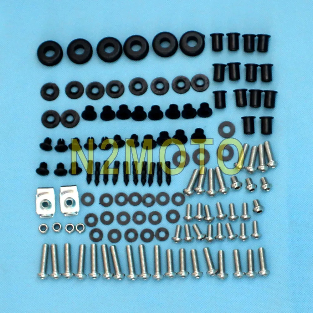 Полный комплект обтекателей для мотоцикла черного цвета из 124 болтов HONDA CBR1000RR CBR