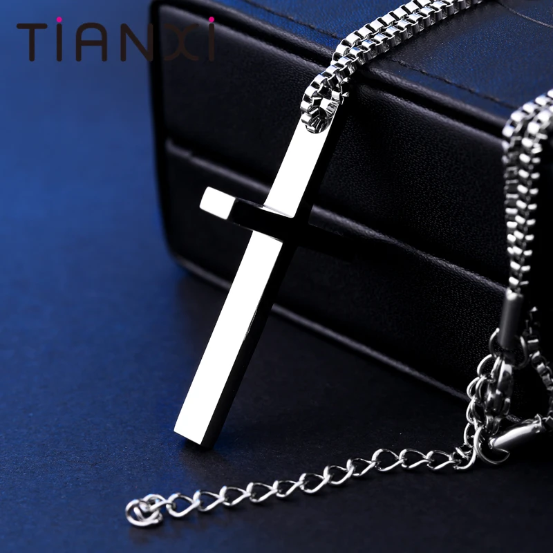 TIANXI New Fashion Gothic Style Cross Pendant For Man And Woman Stainless Steel Personality Charm Jewelry | Украшения и