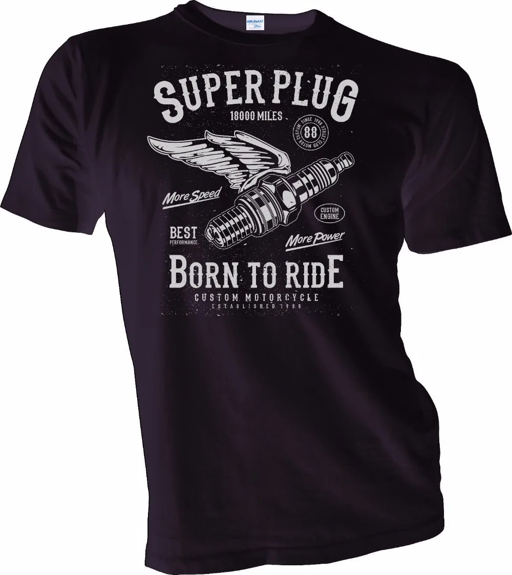 

2019 Latest Men T Shirt Fashion Summer The New Fashion Rockabilly Pinup Motorcycle Men'S T Shirt Original Handmade Tee Shirt