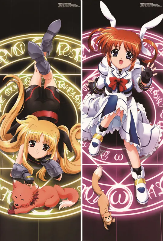 MMF game Maho Shojo Lyrical Nanoha A's Portable The Gears of Destiny основные ручки наволочка для подушки