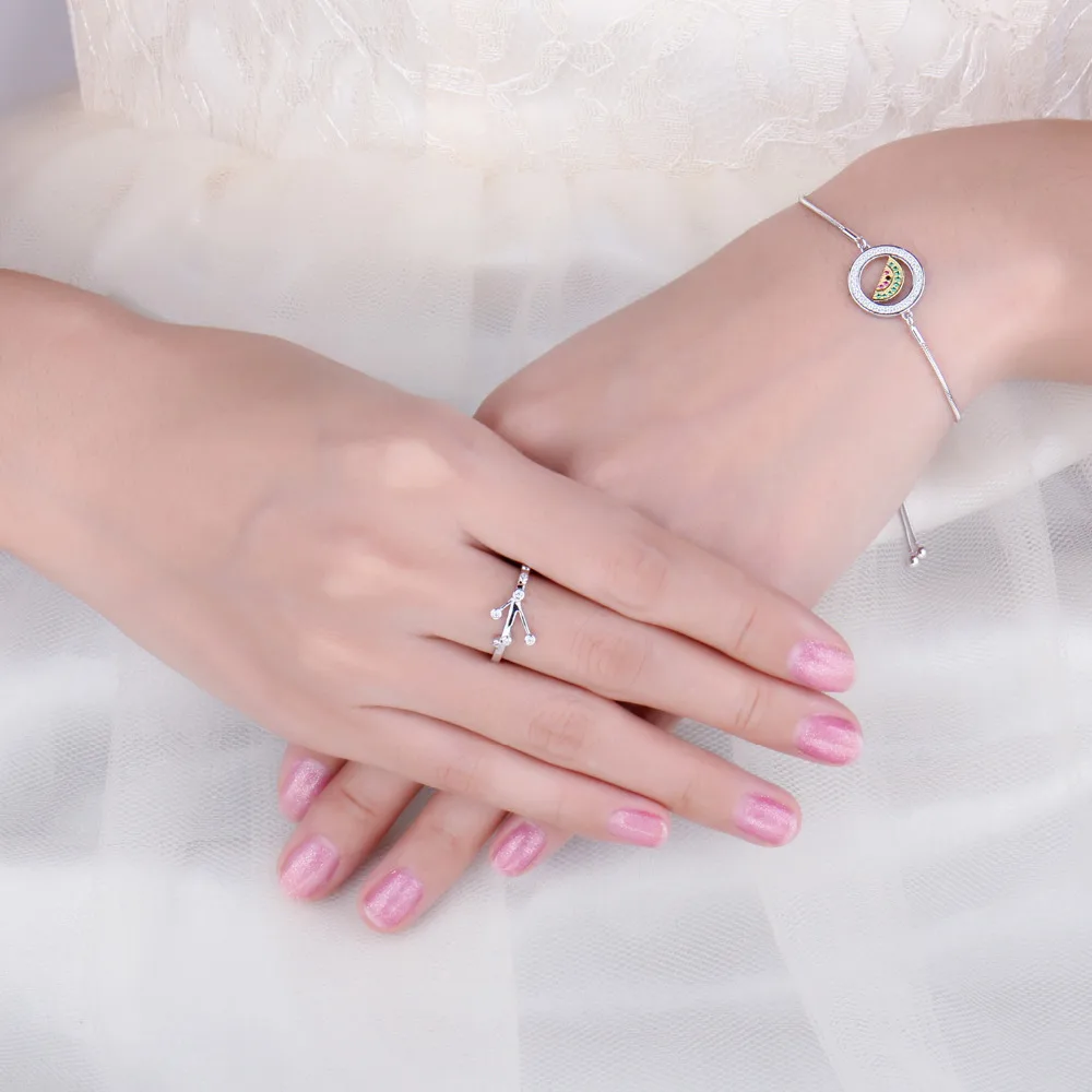 JewelryPalace Созвездие зодиака знак рака ободок кубического циркония регулируемое