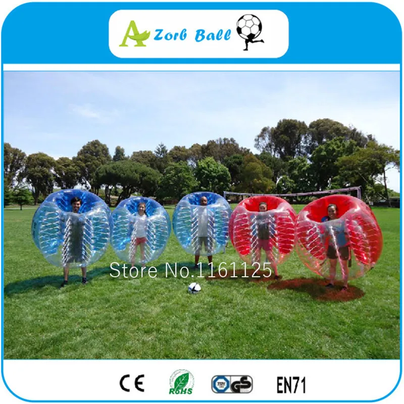 6 шт + 1 насос 0 м TPU коммерческий топ надувной красный корпус zorb/bubble soccer/bubble ball для