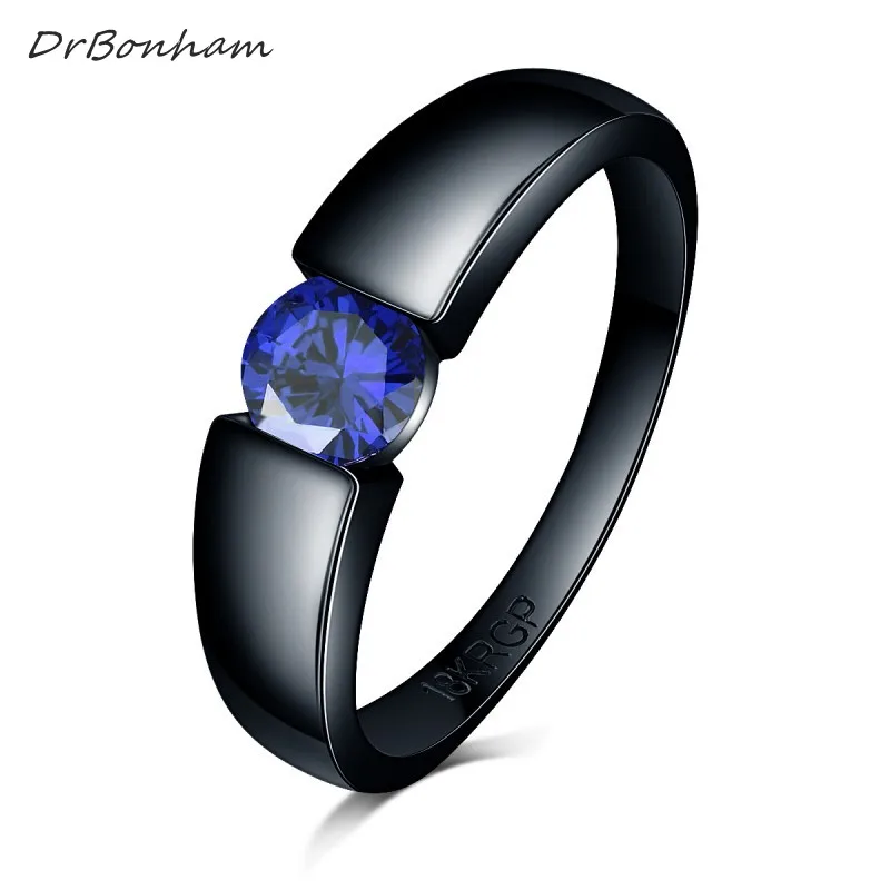 Очаровательное кольцо с камнем розовый синий желтый циркон для женщин и мужчин