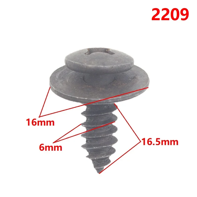 

Фиксированные автомобильные винты KE LI MI M5 M6, 20 шт., металлические заклепки, крестовые самонарезающие винты Phillips