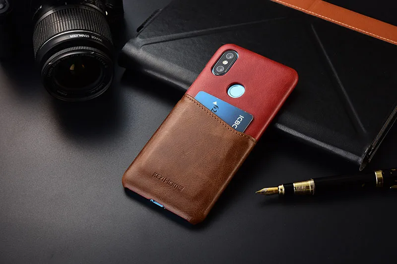 Чехол для Xiaomi Redmi Note 5 KEZiHOME, два цвета, натуральная кожа, жесткая задняя крышка для Redmi note5 Pro с карманом для карт