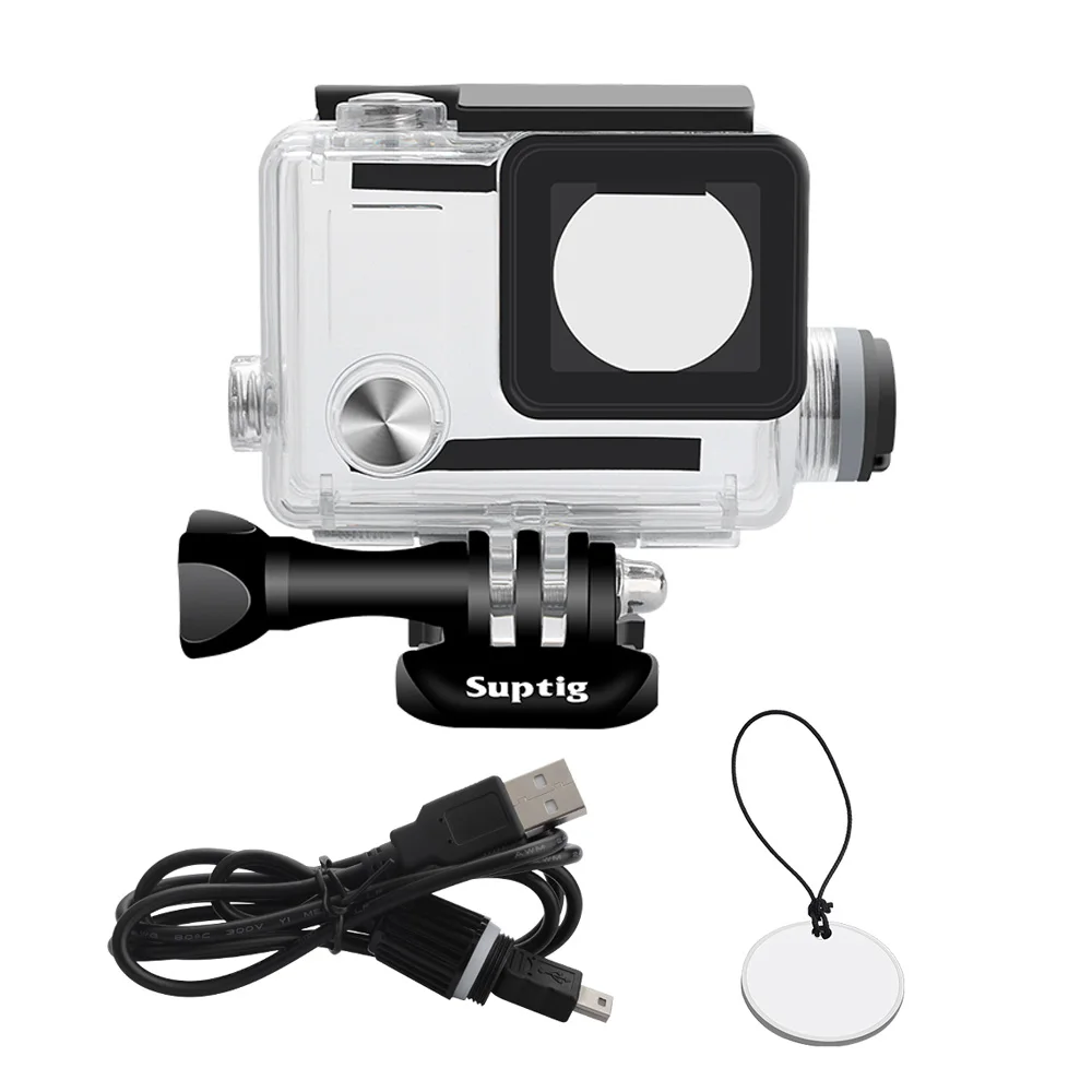 TUYU для аксессуаров для GoPro hero4 зарядки Водонепроницаемый shell Для GoPro hero4 3+ мотоцикл Водонепроницаемый чехол Корпус для зарядного устройства с портом USB - Цвет: hero4 Charging shell
