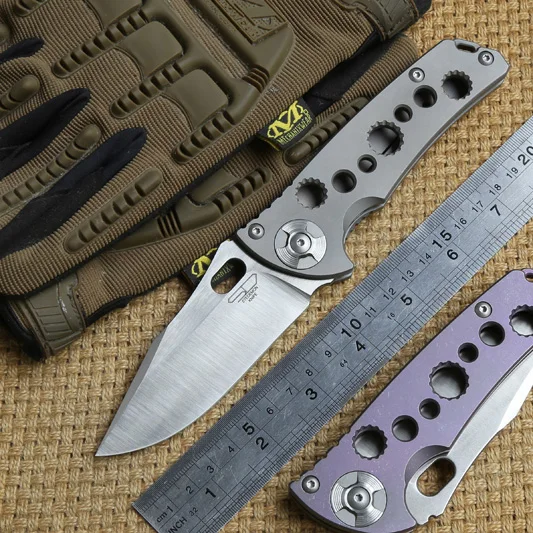 STEDEMON DSM складной нож S35VN лезвие KVT шарикоподшипник титановая ручка Кемпинг Охота Открытый выживания Карманные Ножи EDC инструмент