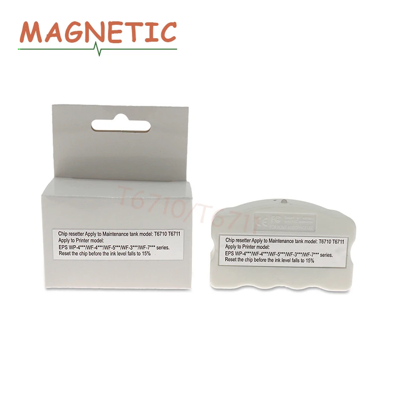 Mag совместимый T6710 T6711 ремонтный бак чип для EPSON WF3620 WF3640 WF7110 принтеры t6710 t6711chip
