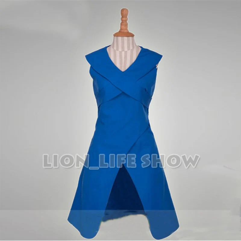 Платье Дейенерис Таргариен из Игры престолов синего цвета S-XL карнавальный