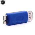 1 шт. синий стандартный USB 3.0 USB3.0 AF Micro B разъем штырь-тип A адаптер компьютерный удлинитель с функцией OTG