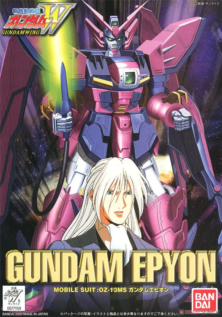 Bandai Gundam 1/144 GUNDAM EPYON (W/FIGURE) Мобильный костюм сборные комплекты моделей фигурки