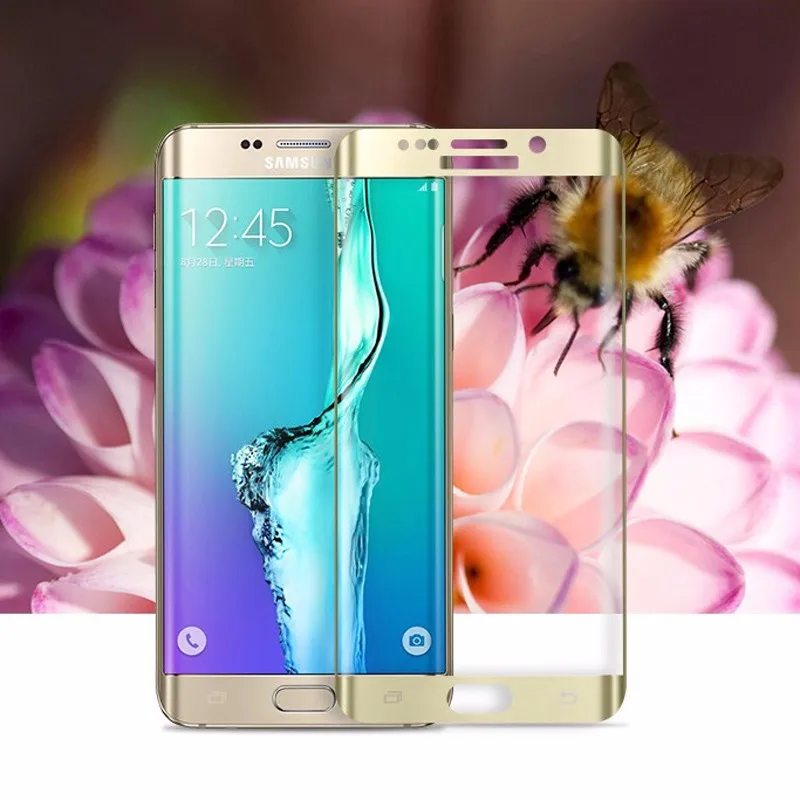6D полное покрытие Премиум Настоящее Закаленное стекло протектор экрана для samsung Galaxy S6 S7 Edge NOTE Edge S8 S9 Plus NOTE8 чехол для телефона
