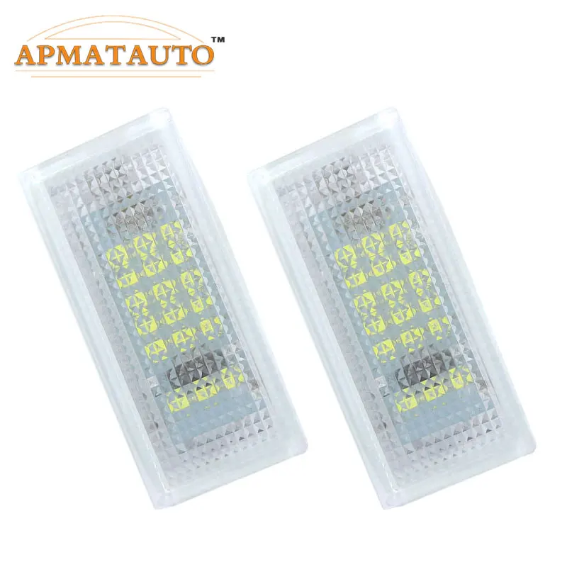 2 шт. 18 SMD белый Автомобильный светодиодный номерной знак светильник лампа для BMW