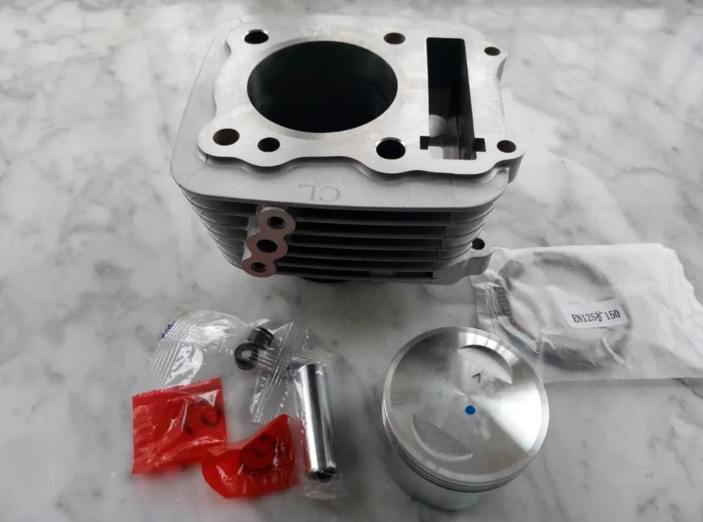 Модифицированный EN125 GN125 EN150 GN150 62 мм фотоэлемент с поршнем|motorcycle cylinder kit|cylinder