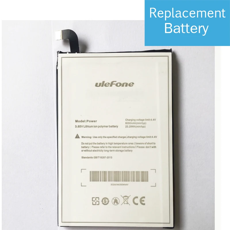 6050mAh Replacement Battery For Ulefone Power Bateria Baterij Mobile Phone Batteries | Мобильные телефоны и аксессуары