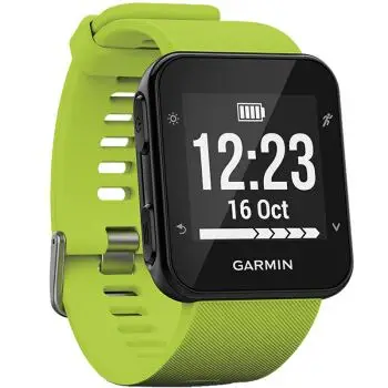 Зеленый Умные часы GARMIN FORERUNNER 35 для мониторинга сердечного ритма - Цвет: Зеленый