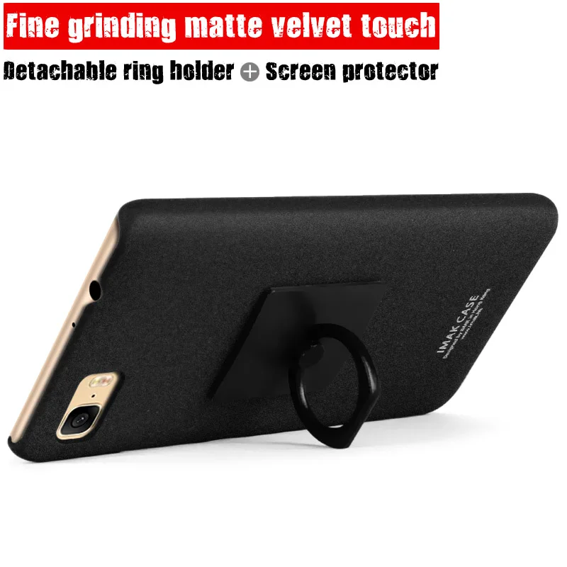 For ASUS Zenfone Pegasus 3s Max ZC521TL Case With screen protector Imak cowboy case with stand Back Cover Finger Ring Holder | Мобильные