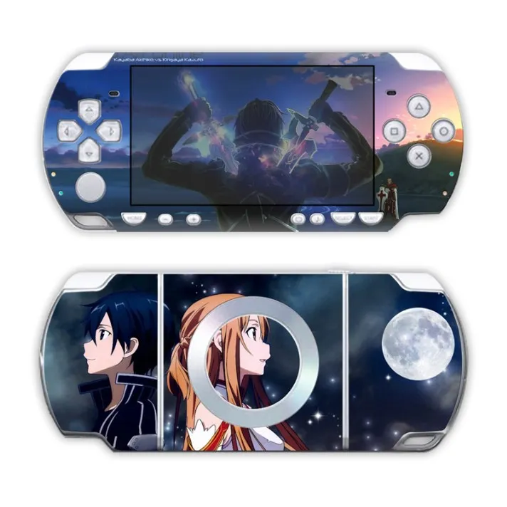 Мода девушка ПВХ материал покрытие видео игры виниловая наклейка кожа для sony psp 2000 стикер