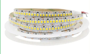 10 мм PCB 2835 SMD 1200 Светодиодная лента мягкая DC12V DC24v IP20 водонепроницаемый гибкий свет
