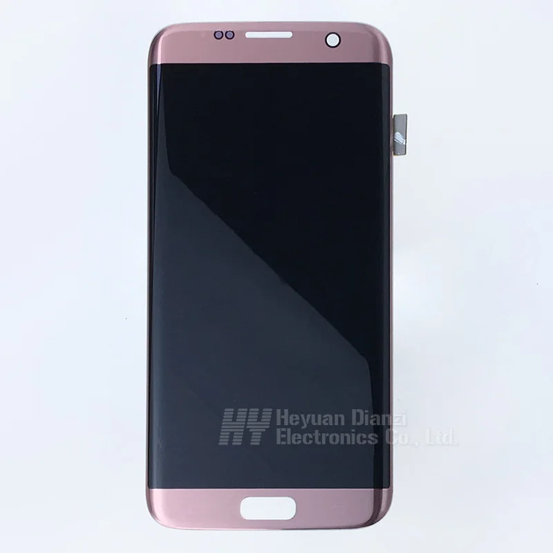 Сжигаемый в тени для SAMSUNG Galaxy S7 edge G935F G935A G935FD G935P ЖК-дисплей с кодирующий преобразователь сенсорного экрана в сборе
