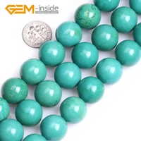 4mm 6mm 18mm round old turquoises beads stone beads loose beads for bracelet making beads strand 15 diy gifts wholesale