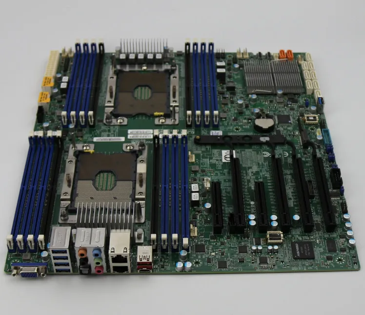 Относится к серверной материнской плате SUPERMICRO X11DAi-N C621 чипсет LGA 3647 DDR4 протестированная Рабочая