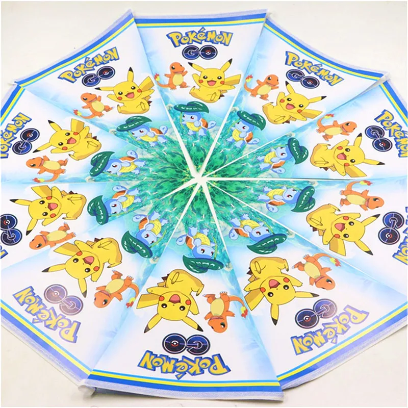 Pokemon Go Theme Design 83Pcs/Lot Disposable Tableware Girls Birthday Party Family Party Cup Plate Napkin Decoration Supply
