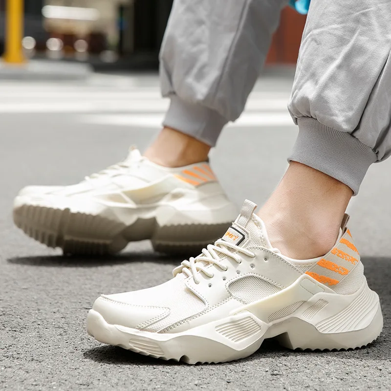 2019 New Breathable Men's Chunky Sneakers Big Plus Size 39- 47 48 Men Casual Shoes Fashion Trend Super Lightweight | Обувь