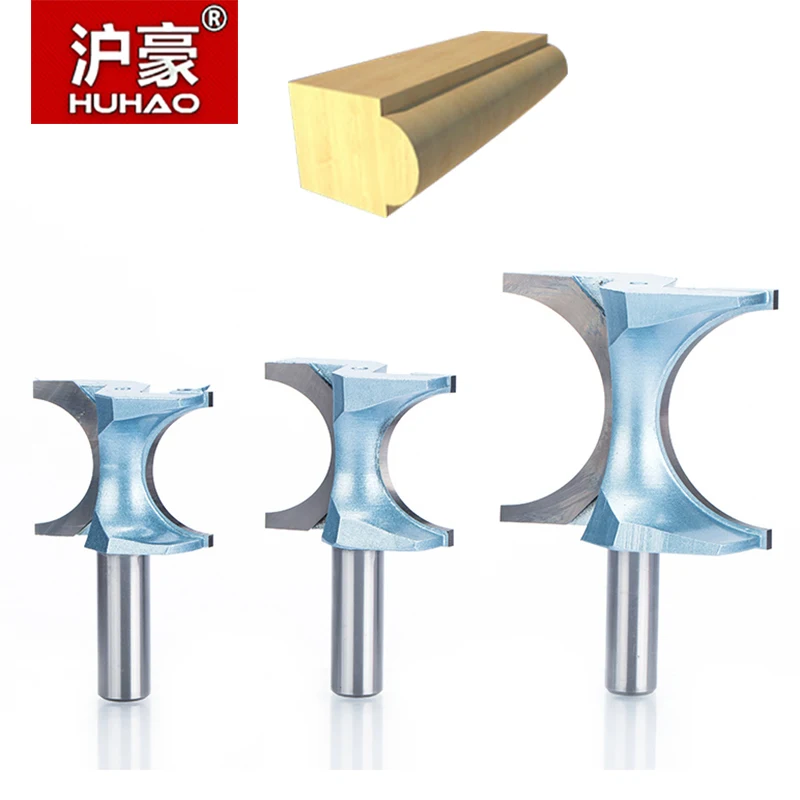 1 шт. Концевая фреза HUHAO 1/2 &quot1/4&quot с хвостовиком для деревообрабатывающего