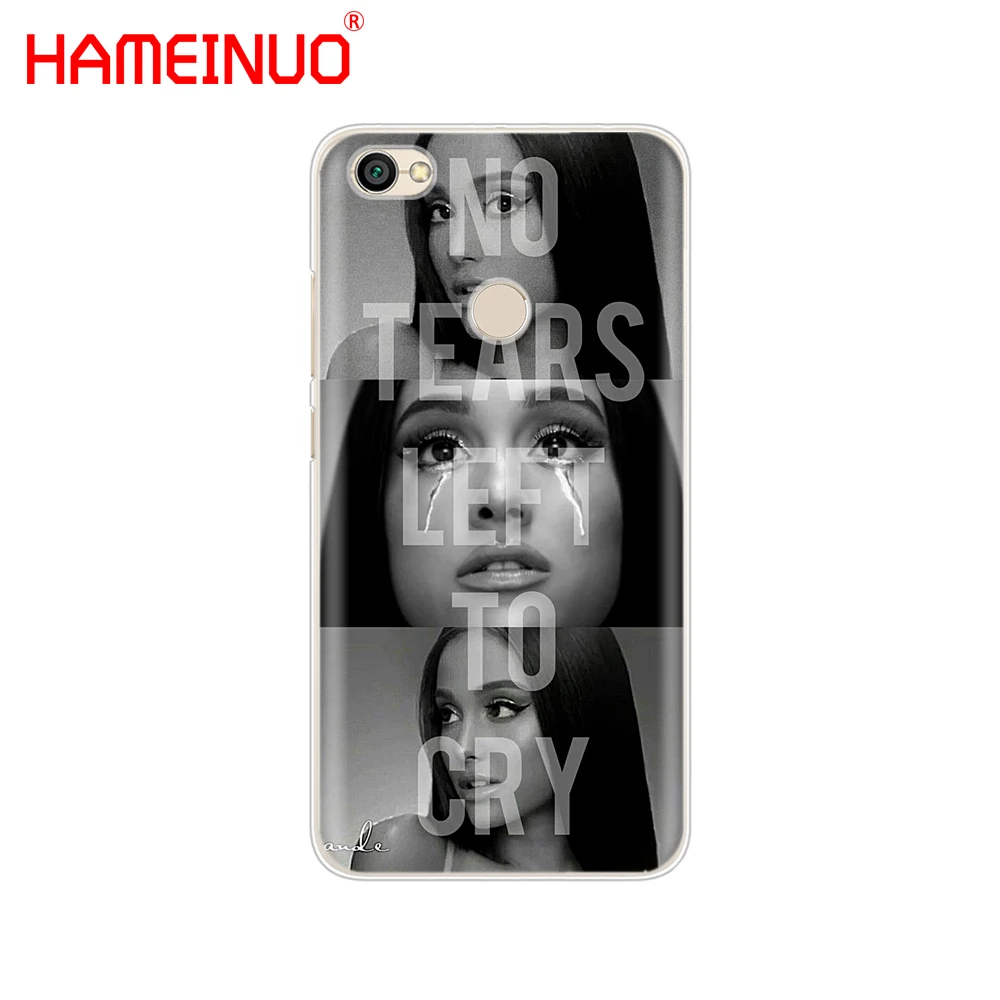 HAMEINUO чехол для телефона с надписью No Tears Left To Cry ariana grande Xiaomi redmi 5 4 1 1s 2 3 3s pro PLUS note 4X 4A