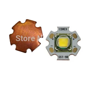 Оригинальный Luminus SST90 холодный белый 6500K синий-нм 30 Вт светодиод высокой мощности на 20 мм медной звезде