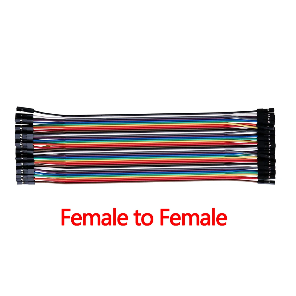 Female to Female 40PIN Dupont Line 10 см 20 см 30 см папа-Папа+ мама-папа и женщина-женщина перемычка провод Dupont кабель для arduino DIY KIT - Цвет: Female to Female
