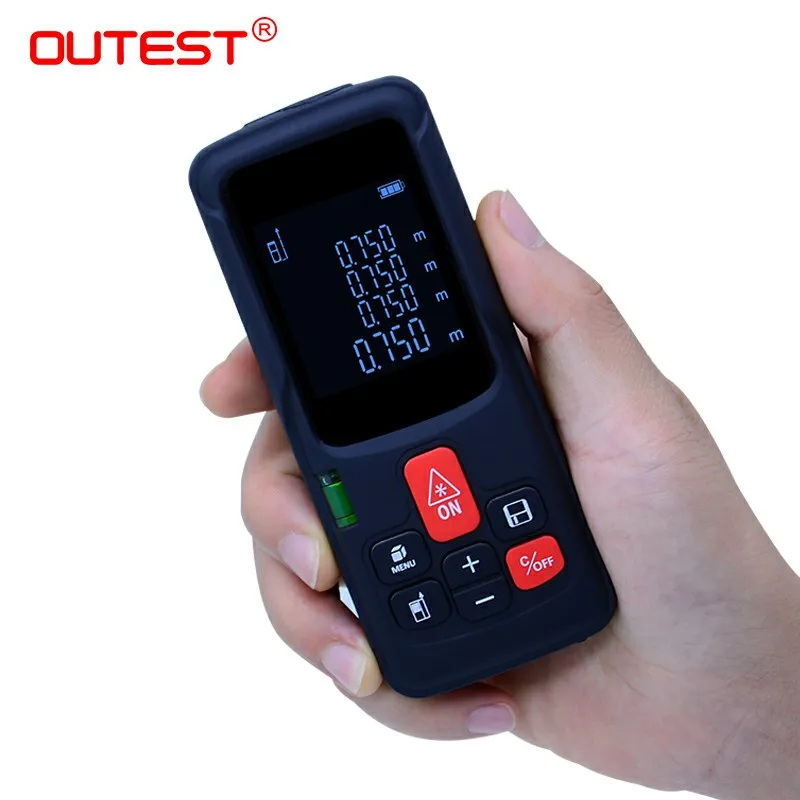 OUTEST лазерный дальномер рулетка построить устройства Trena правитель Diastimeter| |