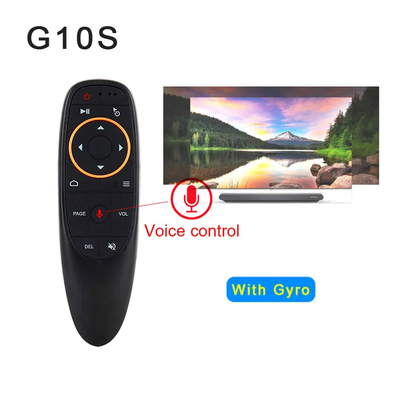 G10 Air Mouse Голосовое управление 2 4 GHz беспроводной с гироскопом сенсорная игра умный