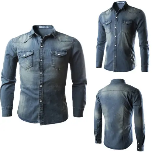 

2017 Мужская Повседневная модная рубашка с отложным воротником, топы с длинными рукавами, тонкая Базовая мягкие рубашки для мальчиков