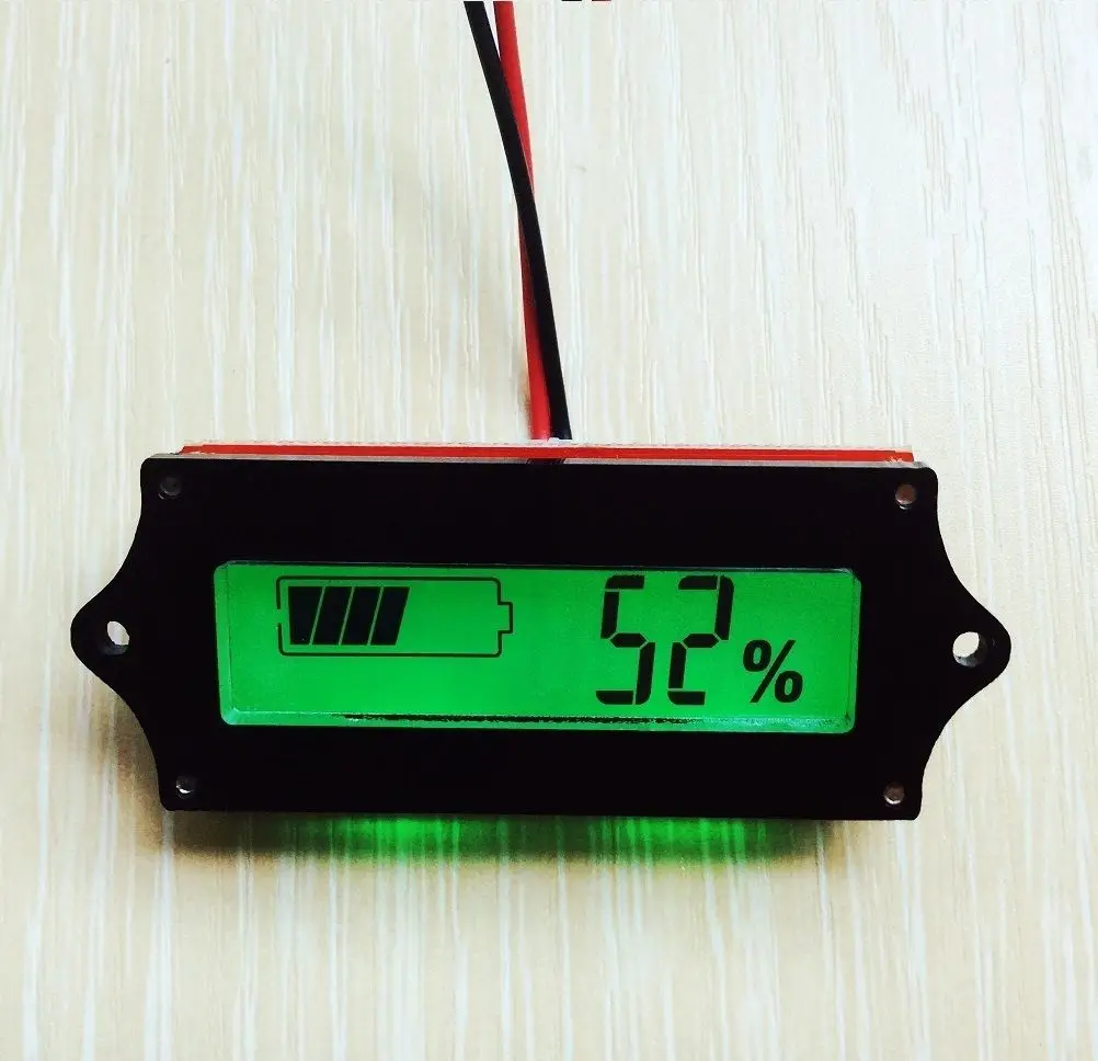 12v 24v 36v 48v lead acid battery indicator Acid batteries Capacity Tester digital LCD meter for car | Электронные компоненты и