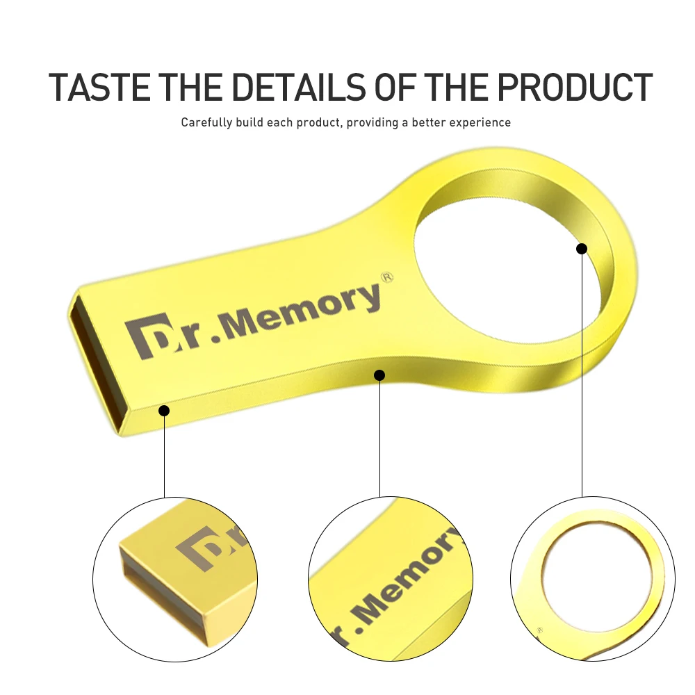 Высокоскоростные металлические USB флеш накопители супер мини флешка 32 ГБ