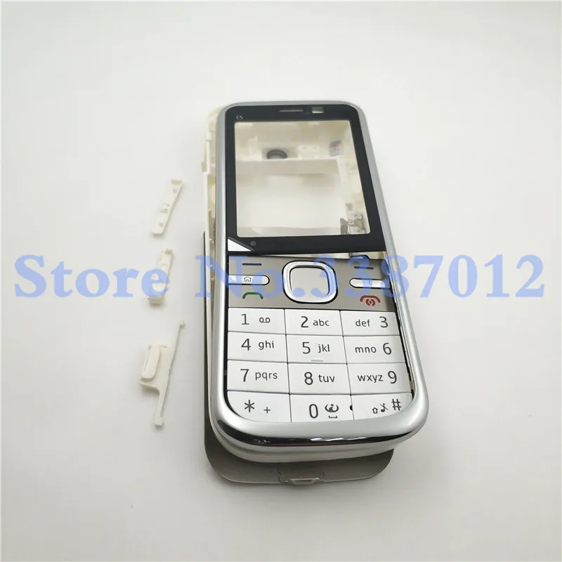 Хороший Оригинальный Новый чехол для Nokia C5 00 корпус дверная рамка + задняя крышка