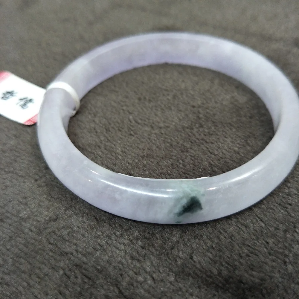 

Zheru Jewelry Pure Natural Jadeite Bracelet Natural Ice Bottom Blue 54-61mm Female Gifts A Class A National Certificate