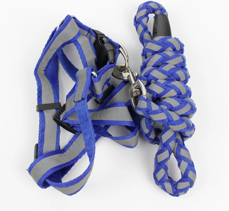 Светоотражающая шлейка для собак нейлоновый тренировочный жилет маленьких и