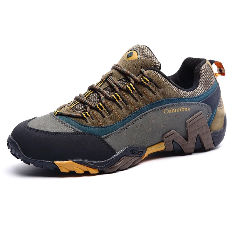 Для мужчин резиновая подошва Прогулки скальные туфли дышащий Пеший Туризм обувь