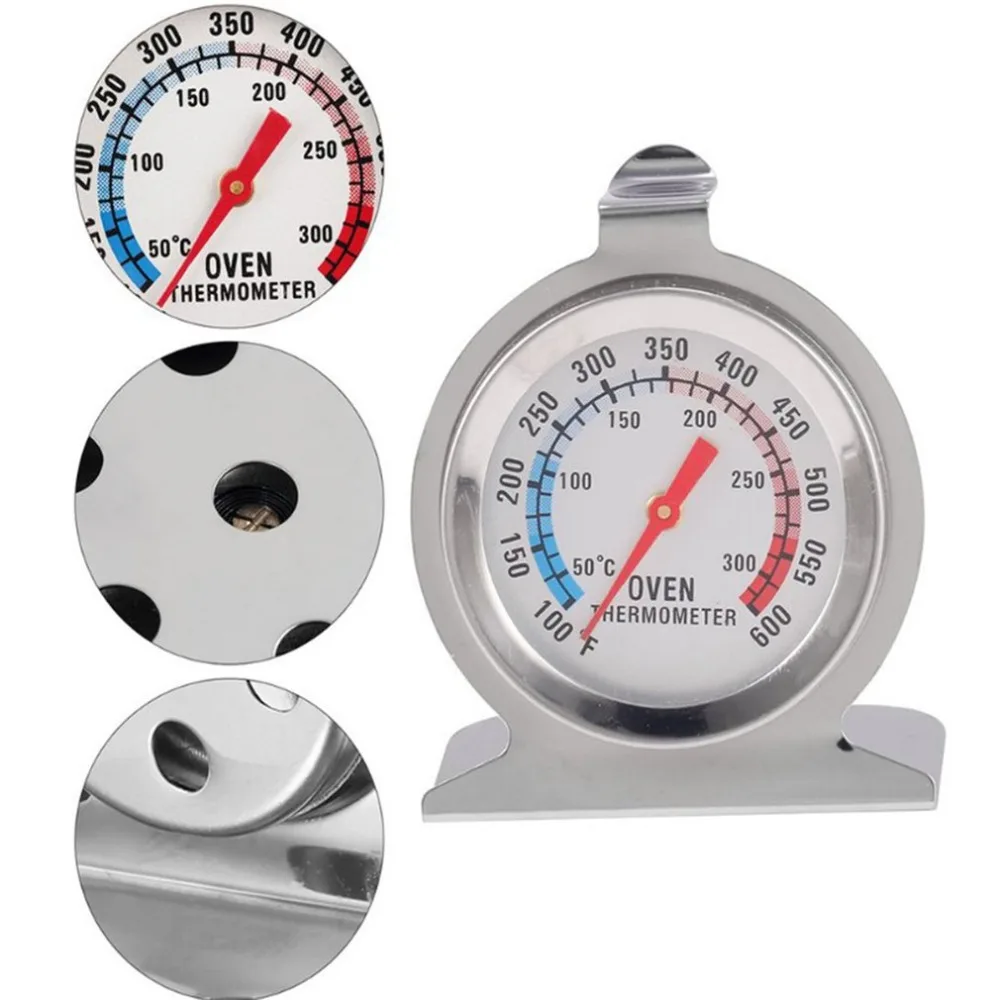 Food Meat Temperature Stand Up Dial Oven Thermometer Stainless Steel Gauge Large Diameter Kitchen Baking Supplies | Дом и сад